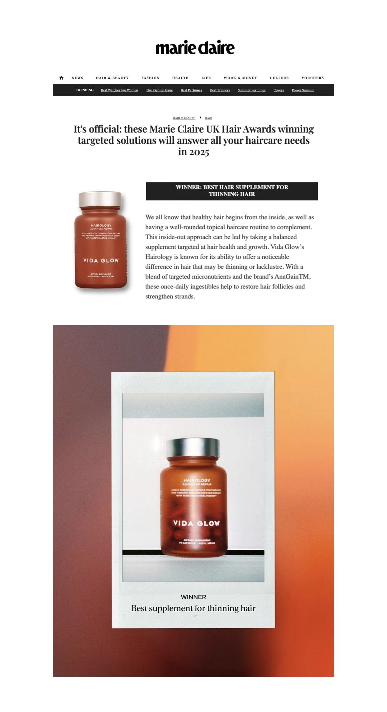 荣膺英国“最佳口服护发补充剂”大奖！助品牌引爆664%增长赛道！(图4)